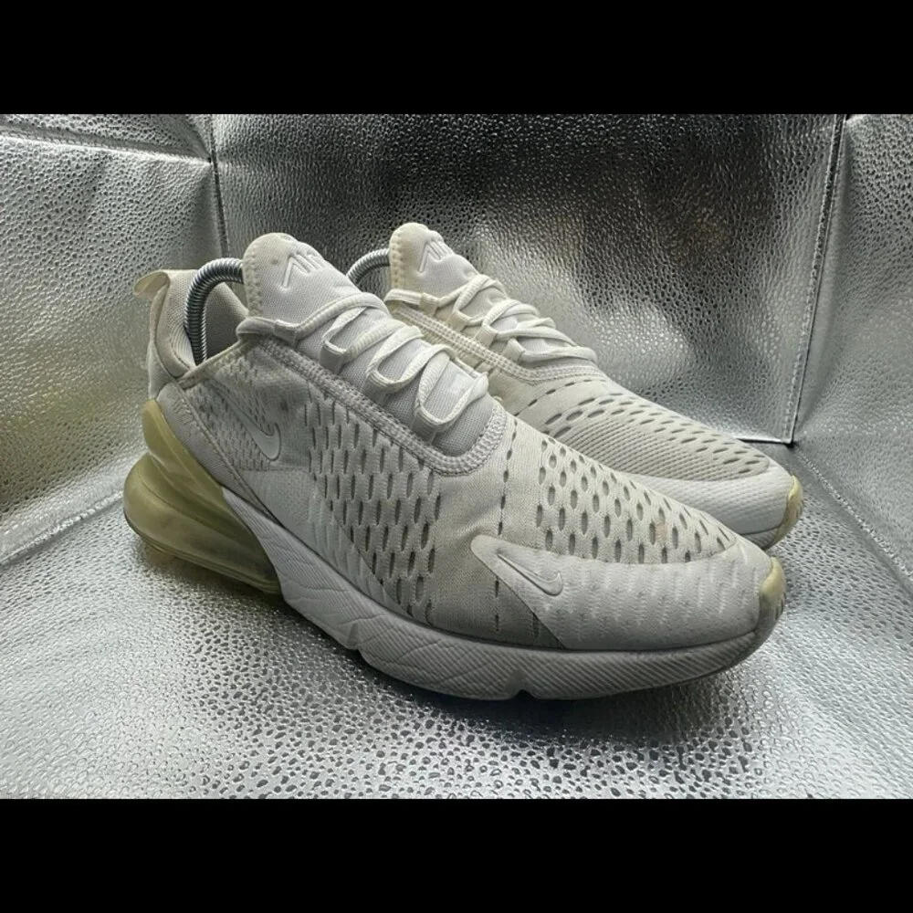🚀 Size 10 Nike Air‎ Max 270 Triple White AH6789-102 Women’s
